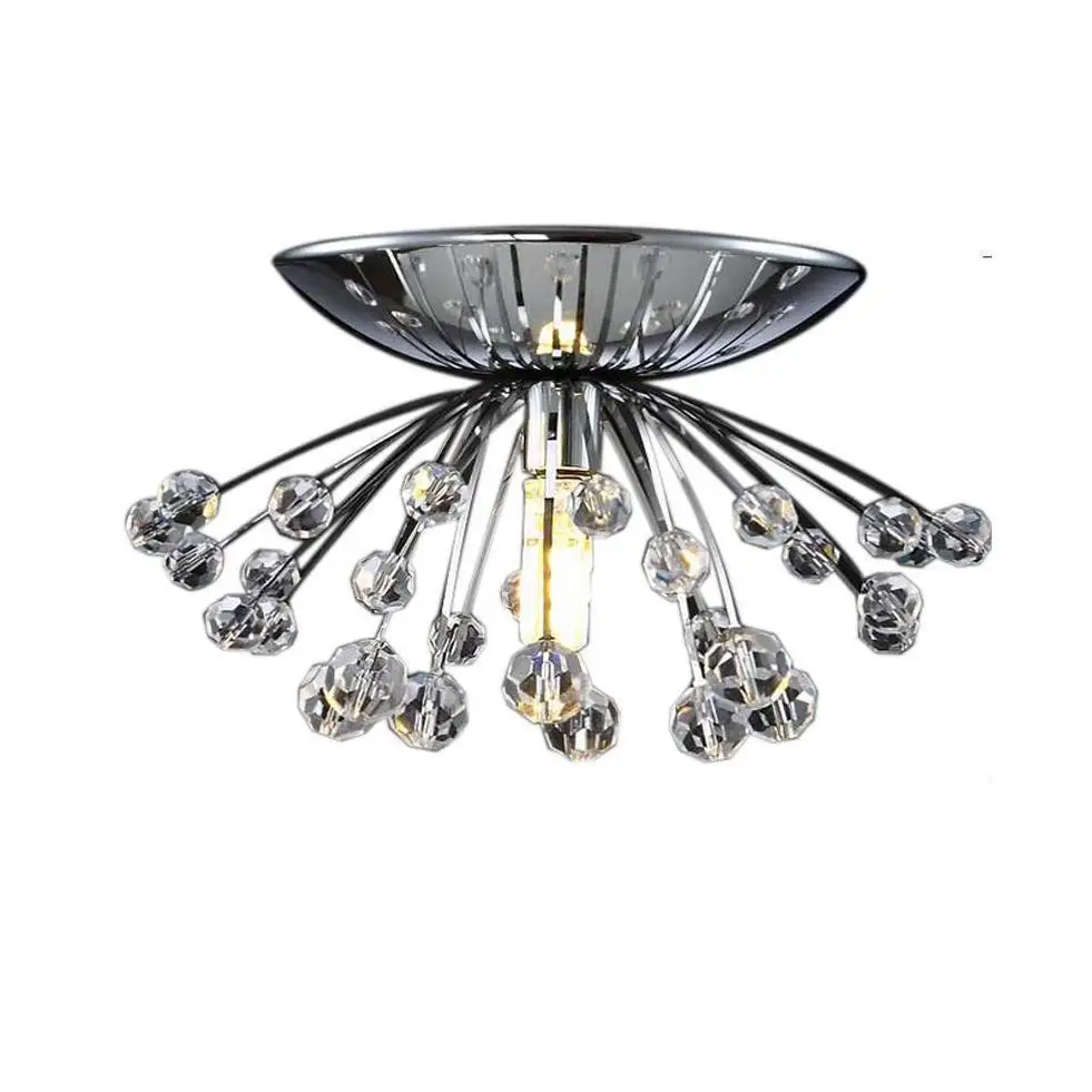 

Modern Crystal Ceiling Lamp Light Fixture Dia10*H7cm Mini Lustre Cristal Led Lamp For Home Lustre De Plafond Ceiling Lights