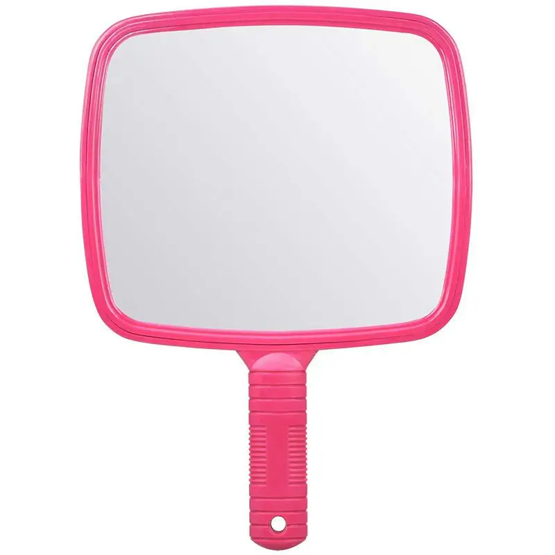 

Large Hand Mirror Hairdressers Rose espejo portatil Makeup Tools Cosmetic Mirror espejo de maquillaje vanity mirror