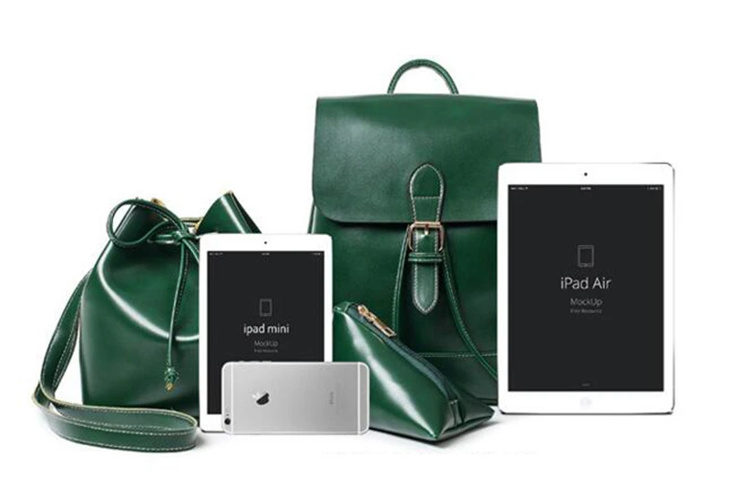 women leather backpack  (8)