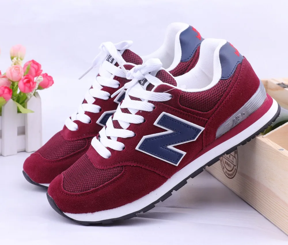 

NEW BALANCE NB574 574 ms574 Men's shoes women Breathable Sneakers Badminton Shoes size 36-44 Men07