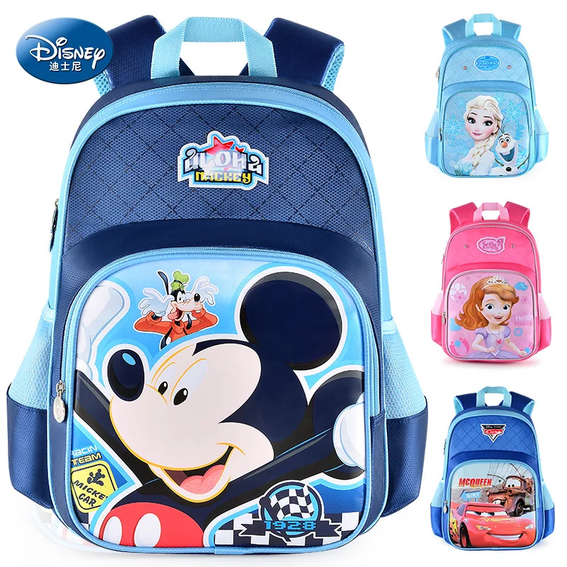 Disney сумки Микки Водонепроницаемый школьная книга рюкзак дети модернизированный светоотражающий большой емкости розовый красный мешок креативный подарок