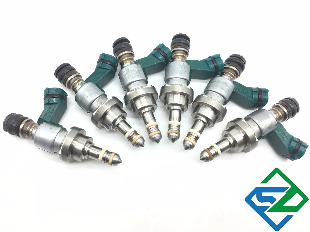 6pcs Fuel Injector Nozzle For Toyota Mark Brown Lexus IS250 GS300 23250