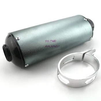 

Universal Pale blue aluminum 44MM Motorcycle Exhaust Pipe With Muffler Moto Bike Escape For Honda Yamaha Kawasaki