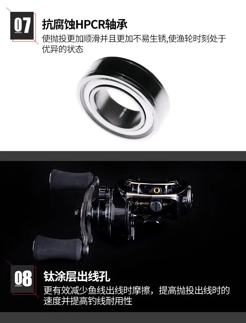オリジナルアブガルシア States Honno REVO Mushi USD 8.0: 1 10bb United ABU Dollar キロ LTX/BF8 軽量カーボンリール 5.5 Baitcasting 129 C6 グラム 人気 釣りリール 10 オリジナルアブガルシア States Honno REVO 10