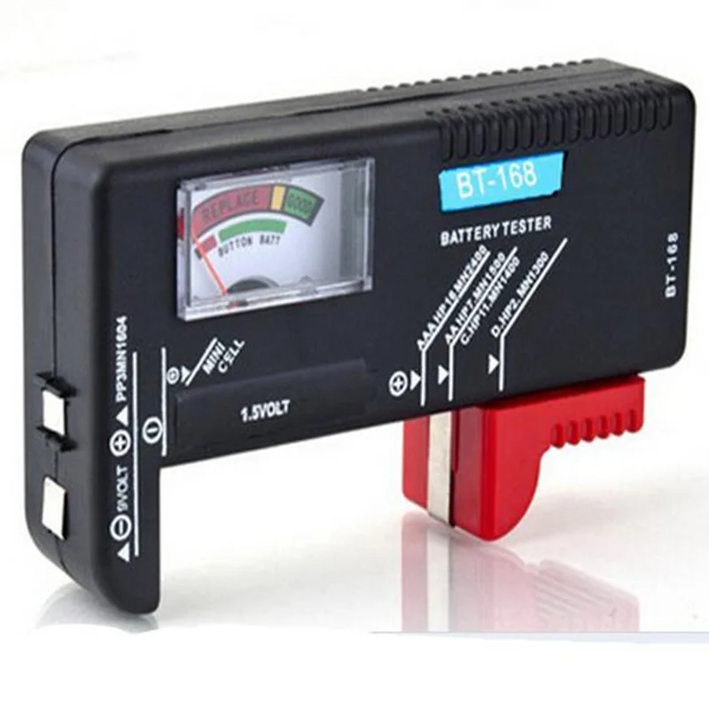 Универсальный тестер батареи aaa aa CD 9V 1,5 V Кнопка батарея Вольт тестер измерительные приборы батарея диагностический инструмент Универсальный тестер батареи aaa aa CD 9V 1,5 V Кнопка батарея Вольт тестер измерительные приборы батарея диагностический инструмент