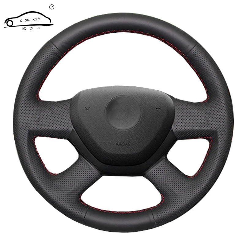 Car Steering wheel braid for 2014 Skoda Octavia 2013 Skoda Fabia