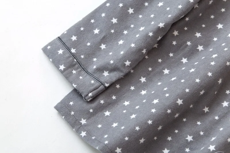 Женские пижамы из хлопка, 2 предмета, пижамы с длинными рукавами, брюки, одежда для сна, осенне-зимняя Пижама, Женская домашняя одежда с рисунком