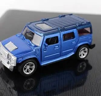 Имитационная модель автомобиля из сплава, розовая игрушка-жук, ретро автомобильный парфюм, украшение для торта на день рождения, ювелирные изделия - Цвет: Синий
