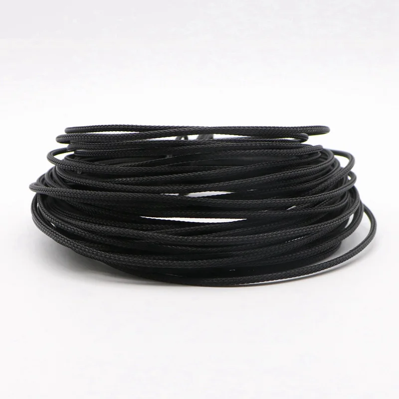 

10m/Lot 3mm / 4mm Round PET Expandable Sleeving for PC Power Cables.