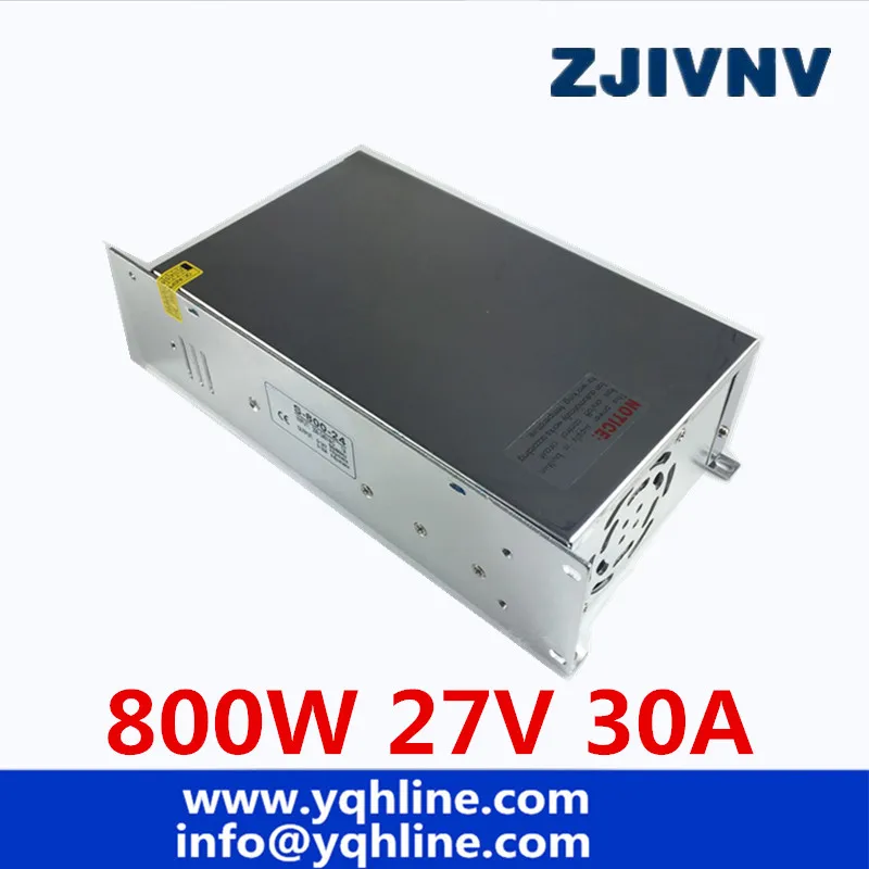 800W 27V 30A Single Output Switching Switch power supply Transformer 110V 220V AC TO DC 27V SMPS for LED Light CNC Stepper CCTV 800W 27V 30A Single Output Switching Switch power supply Transformer 110V 220V AC TO DC 27V SMPS for LED Light CNC Stepper CCTV