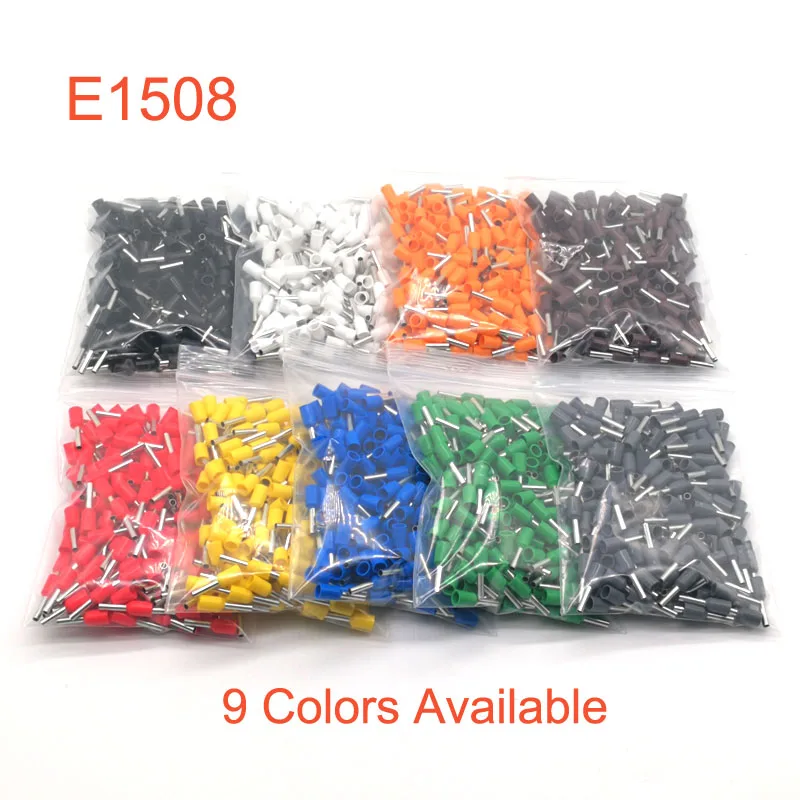 E1508 tube insulated crimp terminal