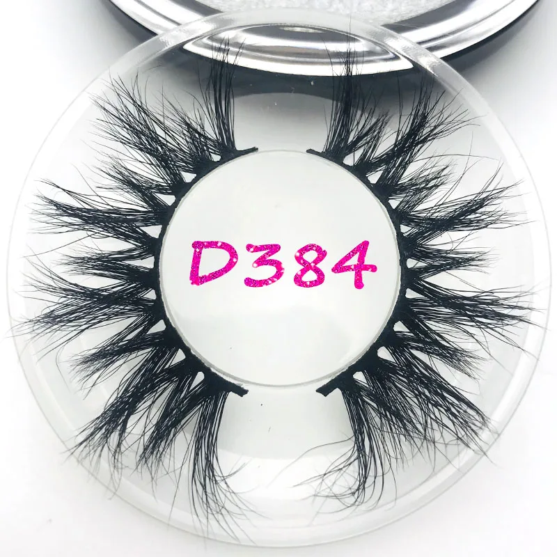 

MIKIWI Private label custom package mink eyelashes 3d mink lashes D384
