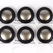 6 шт. 25,4 мм 25,5 мм(") шелк+ Титан диафрагмы купольные ВЧ-динамики звуковая катушка menbrance 8ohm 1 дюйм