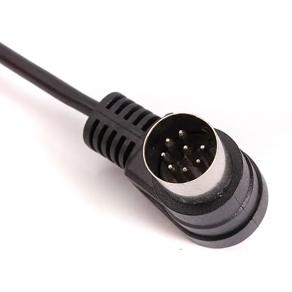 Автомобильный 3,5 мм AUX Вход адаптер аудио-кабель с вилкой Mini Jack AUX 8-контактный M-BUS компакт-дисков смены кабеля для альпийских позолоченная вилка