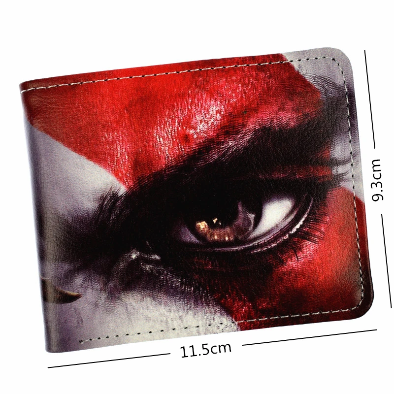 Новое поступление Хит Игры God of War 4 Kratos кошелек мужской PU короткий кожаный кошелек держатель кредитной карты с карманом для монет
