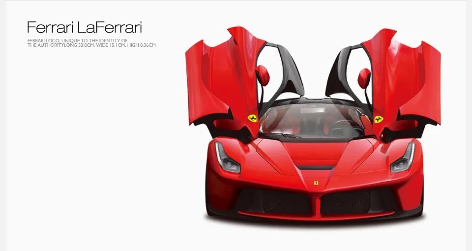 Rastar лицензированный 1:14 Ferrari LaFerrari rc автомобиль ABS безопасные игрушки для детей с дистанционным управлением-бензиновый автомобиль 50100