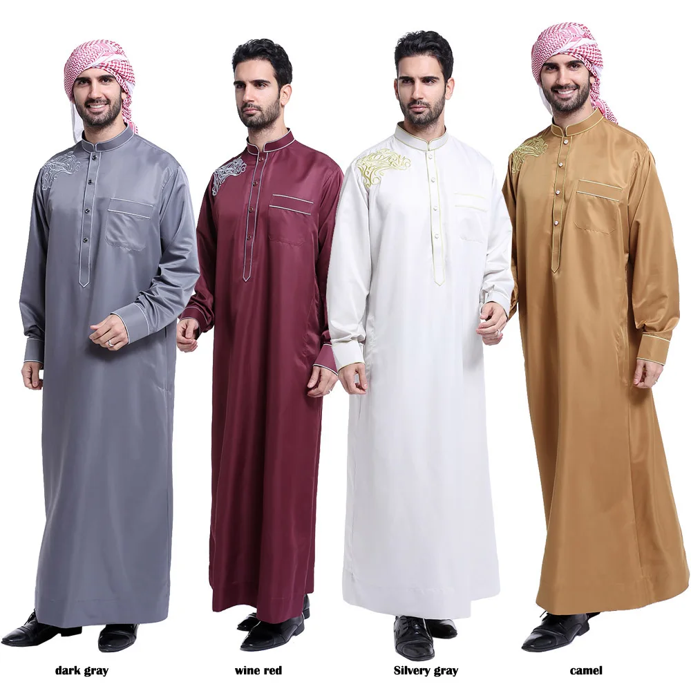 Free shipping Muslim Islamic Clothing for men Arabia 