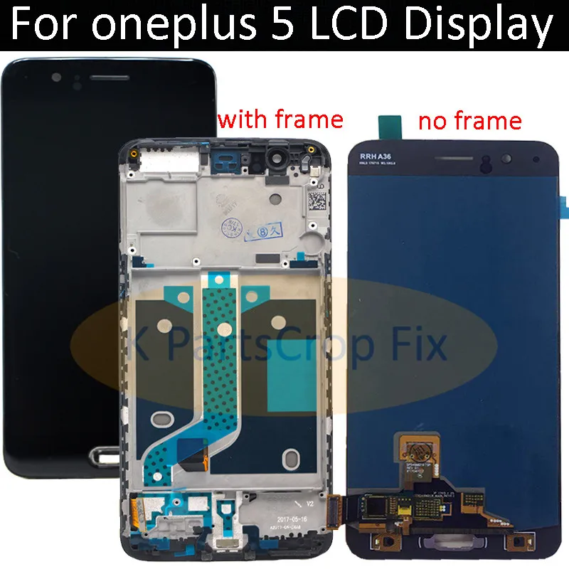 

5.5''100% Tested Oneplus 5 LCD Display Screen Touch Panel Complete Assembly Oneplus 5 A5000 Five LCD Digitizer Display+ Frame