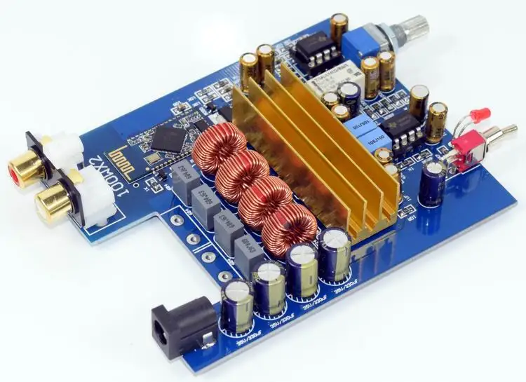 HS-BOX TPA3116 2 0 Bluetooth усилитель мощности плата 100 Вт + импортный чип CSR | Электроника
