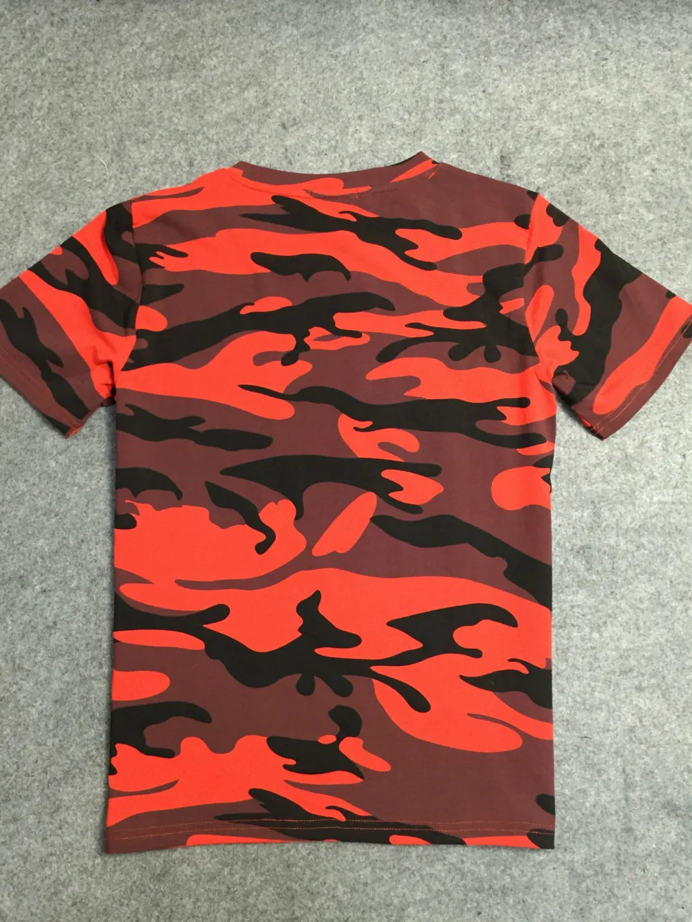 different color camo shirts