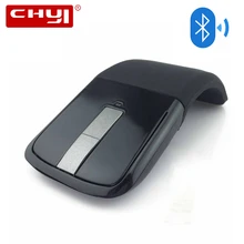 CHYI Arc Touch Bluetooth мышь Беспроводная складная оптическая мышь 1200 dpi Складная ультра тонкая компьютерная мышь для ноутбука microsoft