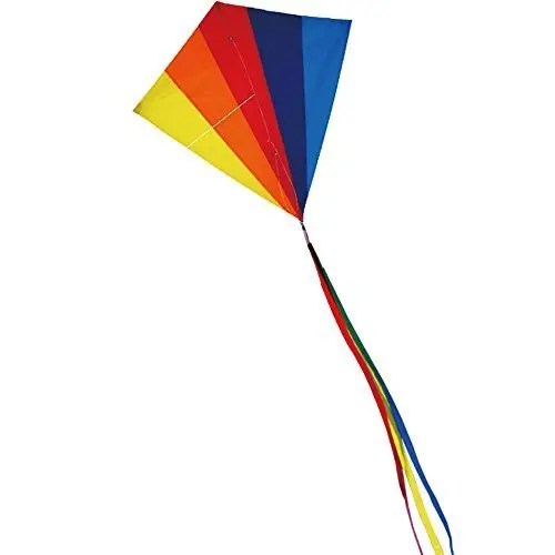 New Arrive Outdoor Sport Rainbow Rhombus Kite / Diamond Kites For