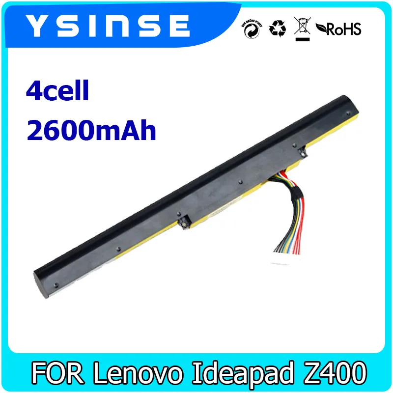 

YSINSE 2600mAh Laptop Battery For Lenovo Ideapad Z400 Z500 Z500A P500 P400 Z410 Z510 Erazer Z500A Z400A Touch L12L4K01 L12M4E21