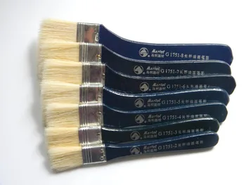 

7pc set of Art Oil brush Firm and durable Hard bristles brush