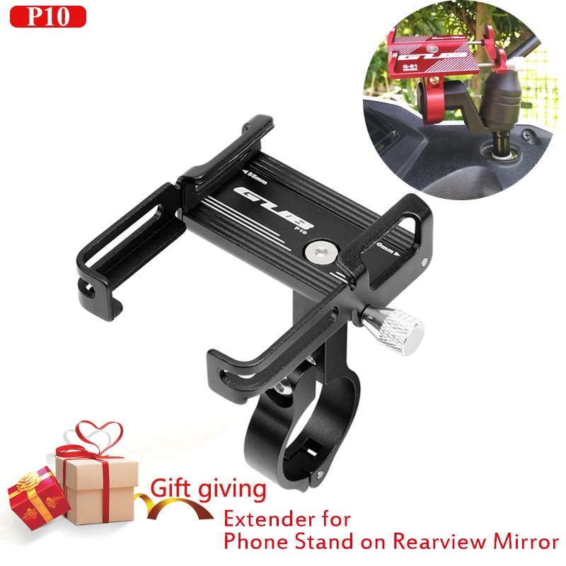 

moto Bike Mobile Phone Holders Stands Bike bicycle motorcycle Mobile phone holder aluminium GUB P10 for 3.5"to7.5" Smartphones