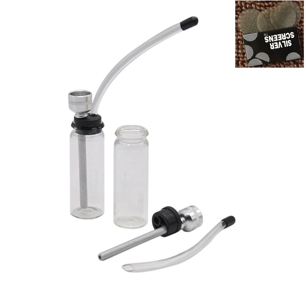 

1 Pcs mini glass hookah water bottle shape hookah ceramic hookah detachable hookah burning piece gift