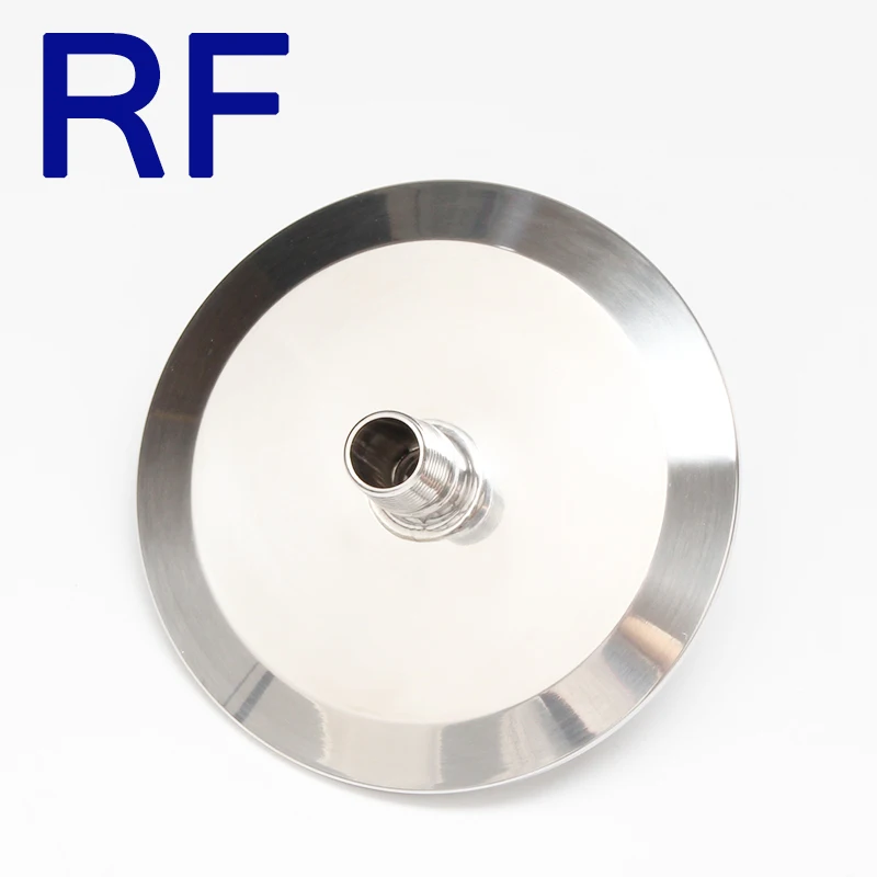 RF " Зажимная торцевая крышка с 1/4" мnpt и шаром-Распылителем SS304 санитарная нержавеющая сталь BHO замкнутая петля экстрактор запасные части