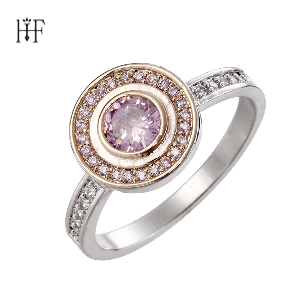 

Bague femme Circular Rings for women Jewelry Female Ring Bijoux Zirconia Wedding Engagement Rings For Women anillo hombre