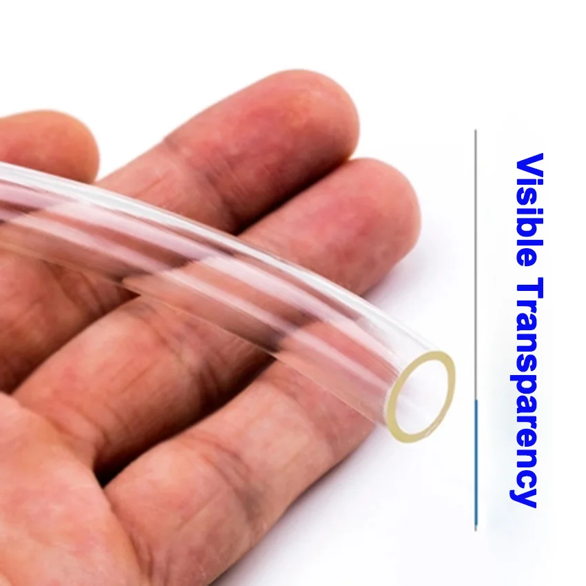 10M car wash tube hose transparent plastic soft PVC water irrigate oil tube pipe