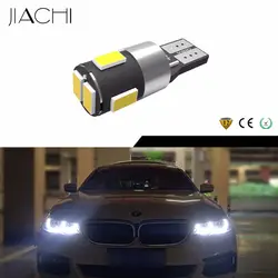 Jiachi 10 X Подсветка салона супер яркий T10 W5W 194 168 водить автомобиль Освещение 5730smd 6 фишек Canbus Нет Ошибка Замена лампы White