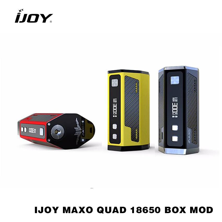 100% оригинал IJOY maxo Quad 18650 315 W TC BOX MOD электронная сигарета прошивка обновляемая Mod|box