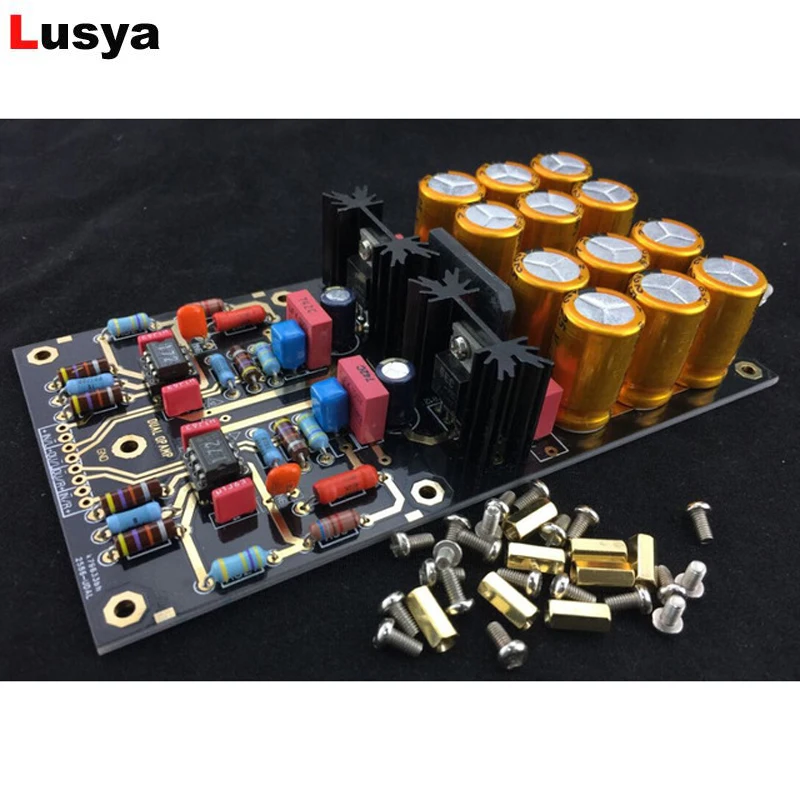 

1Pcs Top quality HIFI DUAL circuit OPA2111KP turntable MM assembled amplifier board Phono stage C2-003