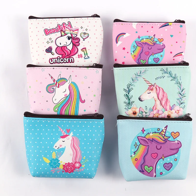 

Unicorn Theme Many Color Mini Coin Purse Wallet Girls Kids Loves Coin Purse For Children Favor Birthday Party Gifts