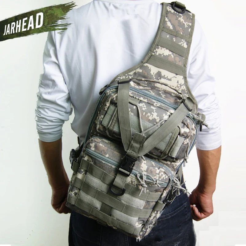 Billige Military Tactical Assault Pack Sling Rucksack Armee Molle Wasserdicht EDC Rucksack Tasche für Outdoor Wandern Camping Jagd 20L