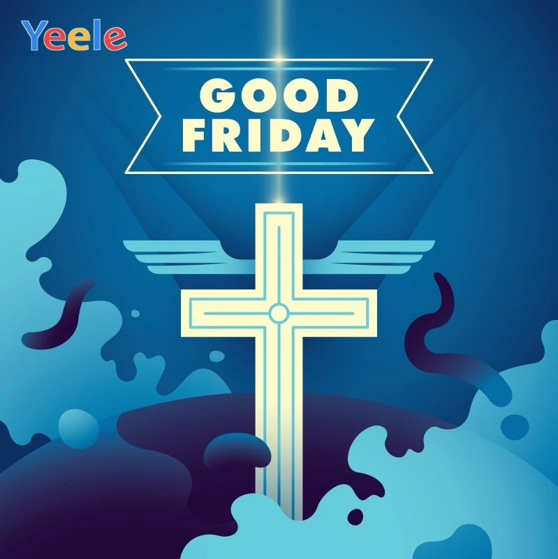 

Yeele Cross Christian Church Good Friday Meeting Party Posters Photography Backdrops Photographic Backgrounds For Photos Studio