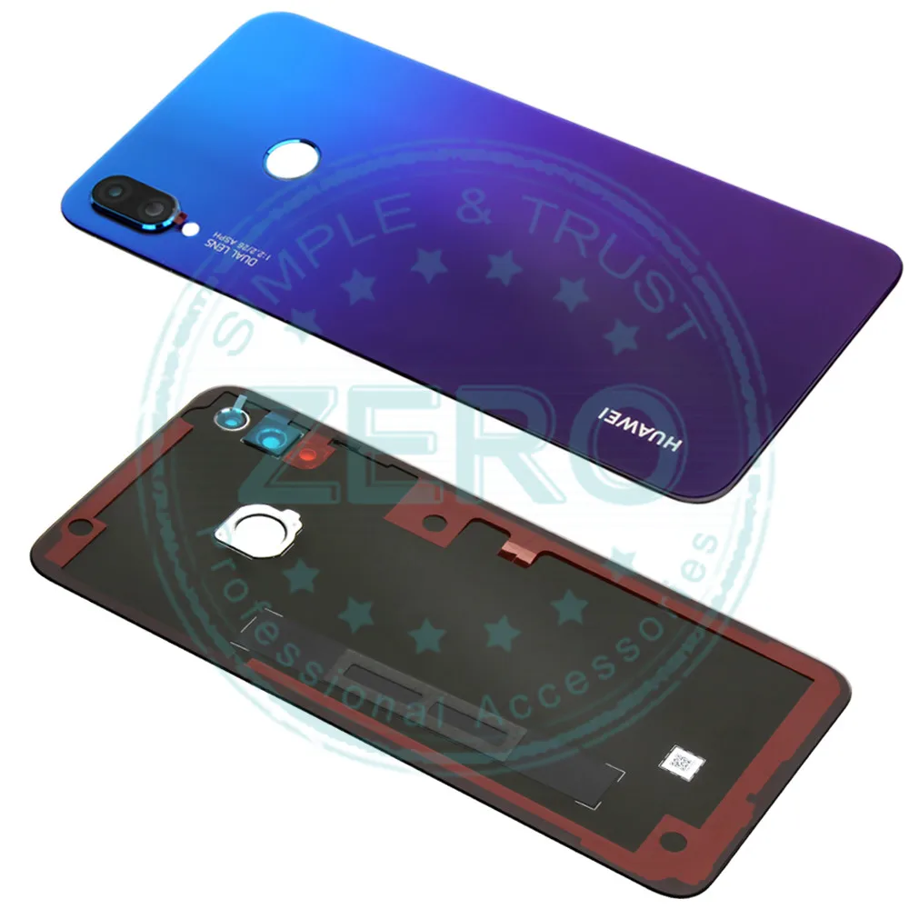 huawei Nova 3i Задняя крышка батареи стеклянная крышка huawei P Smart+ P Smart Plus задний корпус сменный Ремонт Запчасти