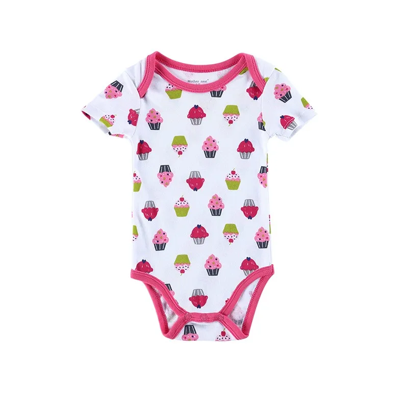 Orginal Brand 2pcspack Baby Bodysuit Short-Sleeved Baby Boy Girl Clothes For Body Bebe Newborn Fashion Jumpsuits Clothing