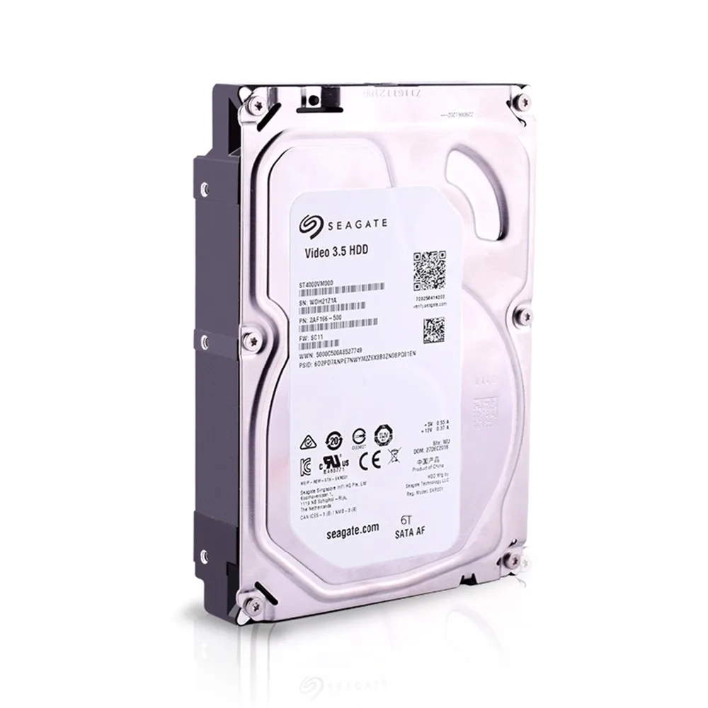 Seagate ST6000VX0003 6 TB vídeo vigilancia HDD disco duro interno 7200 RPM SATA 6 Gb/s 35 pulgadas
