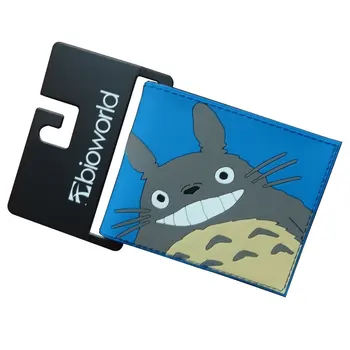 

Lovely Anime Cartoon Totoro Purse carteira Wallets Dollar Money Holder Bag Creative Gift for Kids PVC Short Wallet
