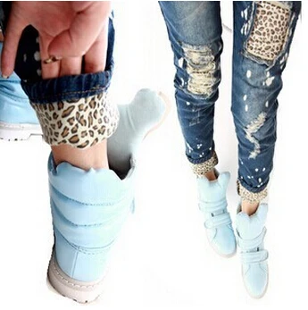 new 2015 fashion show thin white leopard grain mill do old hole pencil jeans garment tide flanging free delivery |