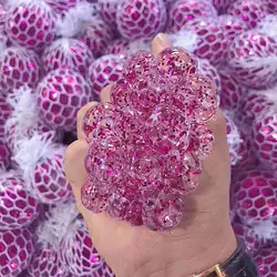 Забавный антистресс Squishy Spongy Bead для избавления от стресса и тревожности Ball ручной зажим Виноградный Шар Squeeze Toy для детей взрослых, цвет