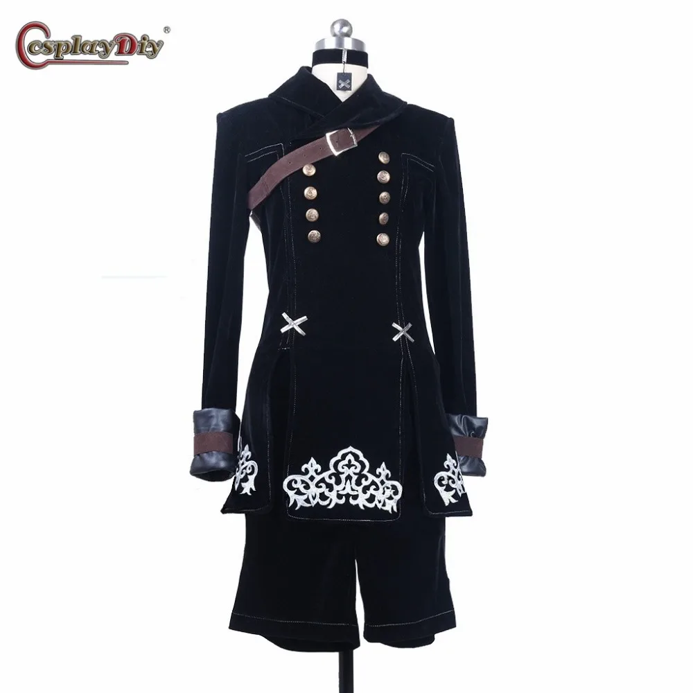 Cosplaydiy игра NieR: Automata YoRHa № 9 тип S Костюм для взрослых мужчин Хэллоуин Карнавальный