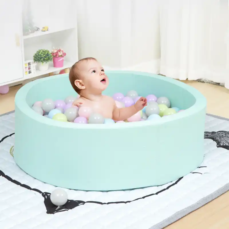 Bebe Brillant Eponge Ocean Balle Piscine 5cm Epaisseur Cloture Diametre 80 Cm 31in Daim Balle Piscine Anti Derapant Interieur Jeu Piscine