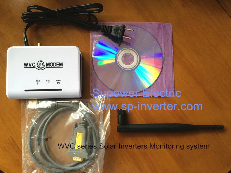 Беспроводной 433 МГц система мониторинга связи модем WVC с программным обеспечением для солнечных микро-инверторы WVC300 WVC600 WVC1200
