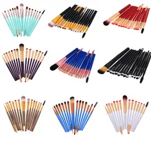 New Pro 15Pcs Cosmetic Makeup Brushes Eye Shadow Foundation Eyebrow Lip Brush Makeup for Lips Brush Beauty Tools Maquiagem