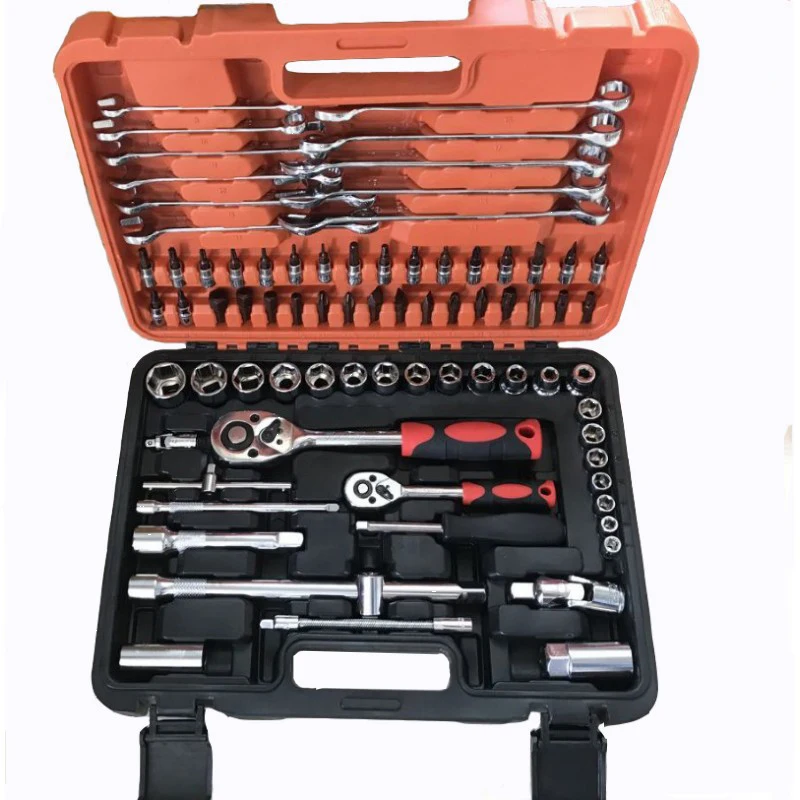Buy 78pcs 1/4" 1/2" Socket Wrench Socket Set Drive
